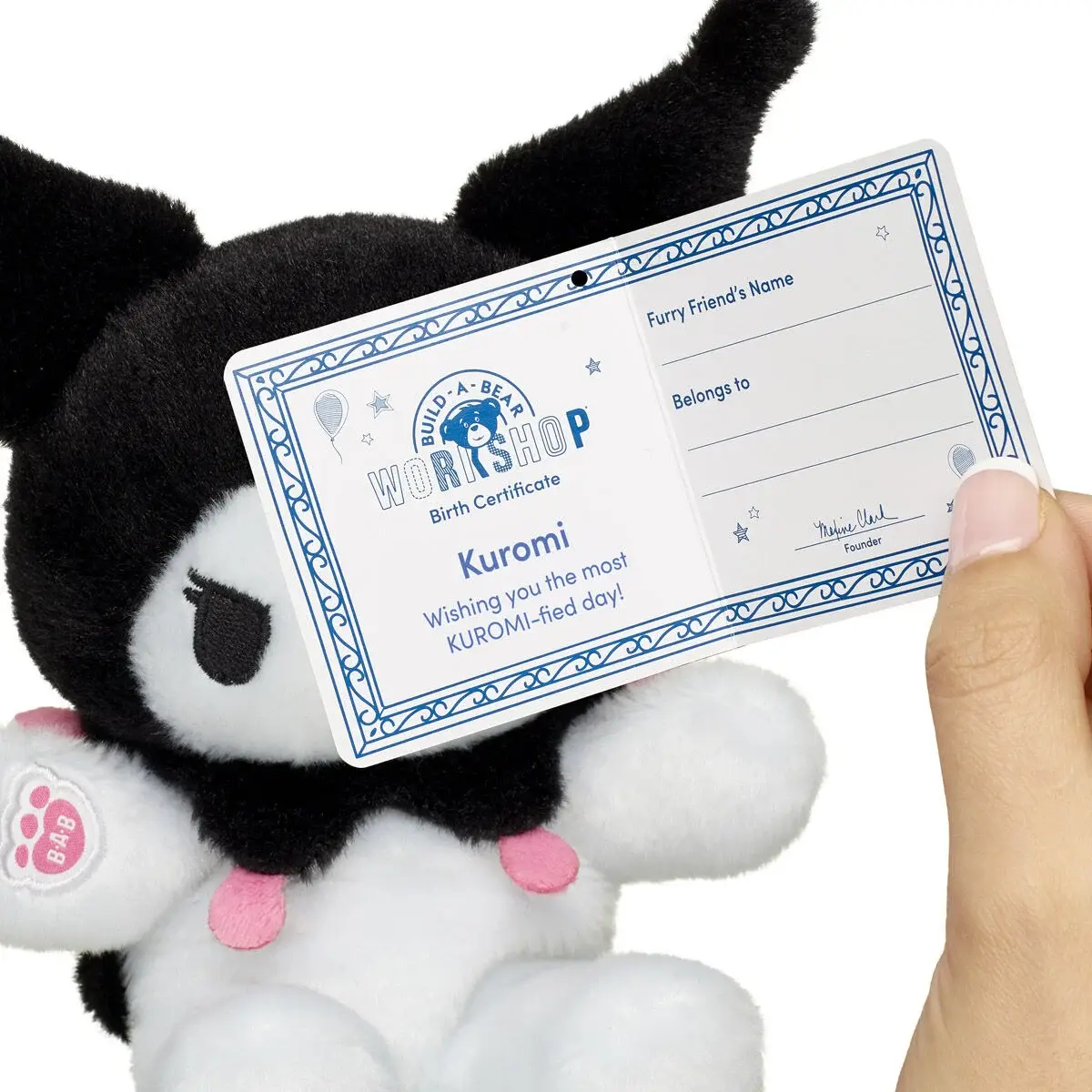 Build-A-Bear Mini Beans Sanrio Hello Kitty And Friends Kuromi Plush - Image 3
