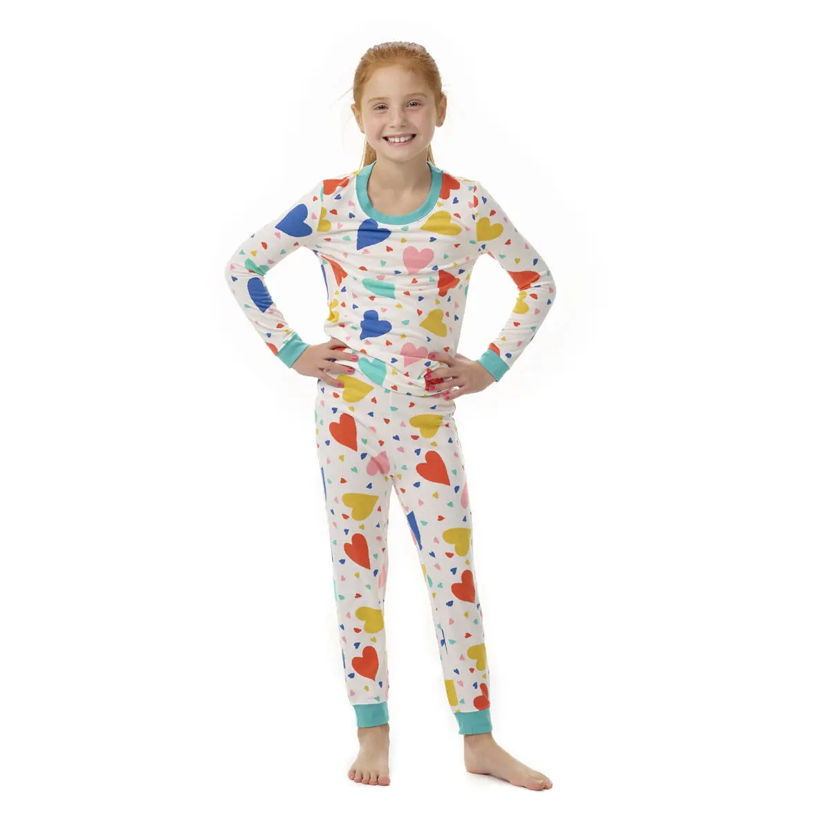 Build-A-Bear Pajama Shop Colorful Hearts Pj Pants - Toddler And Youth - Image 3