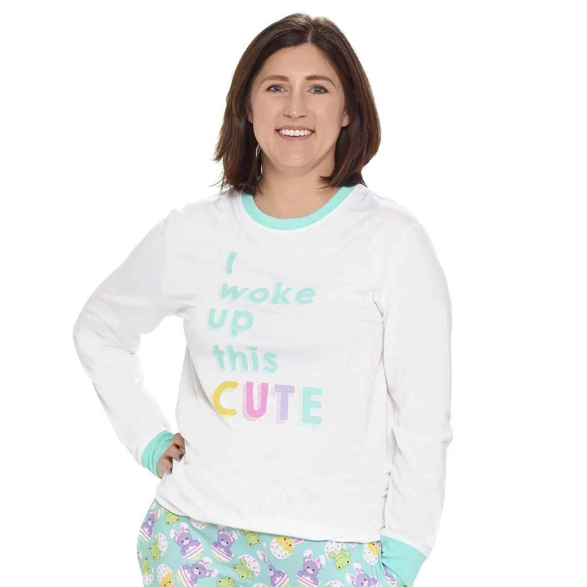 Build-A-Bear Pajama Shop "I Woke Up This Cute" Pj Top - Adult