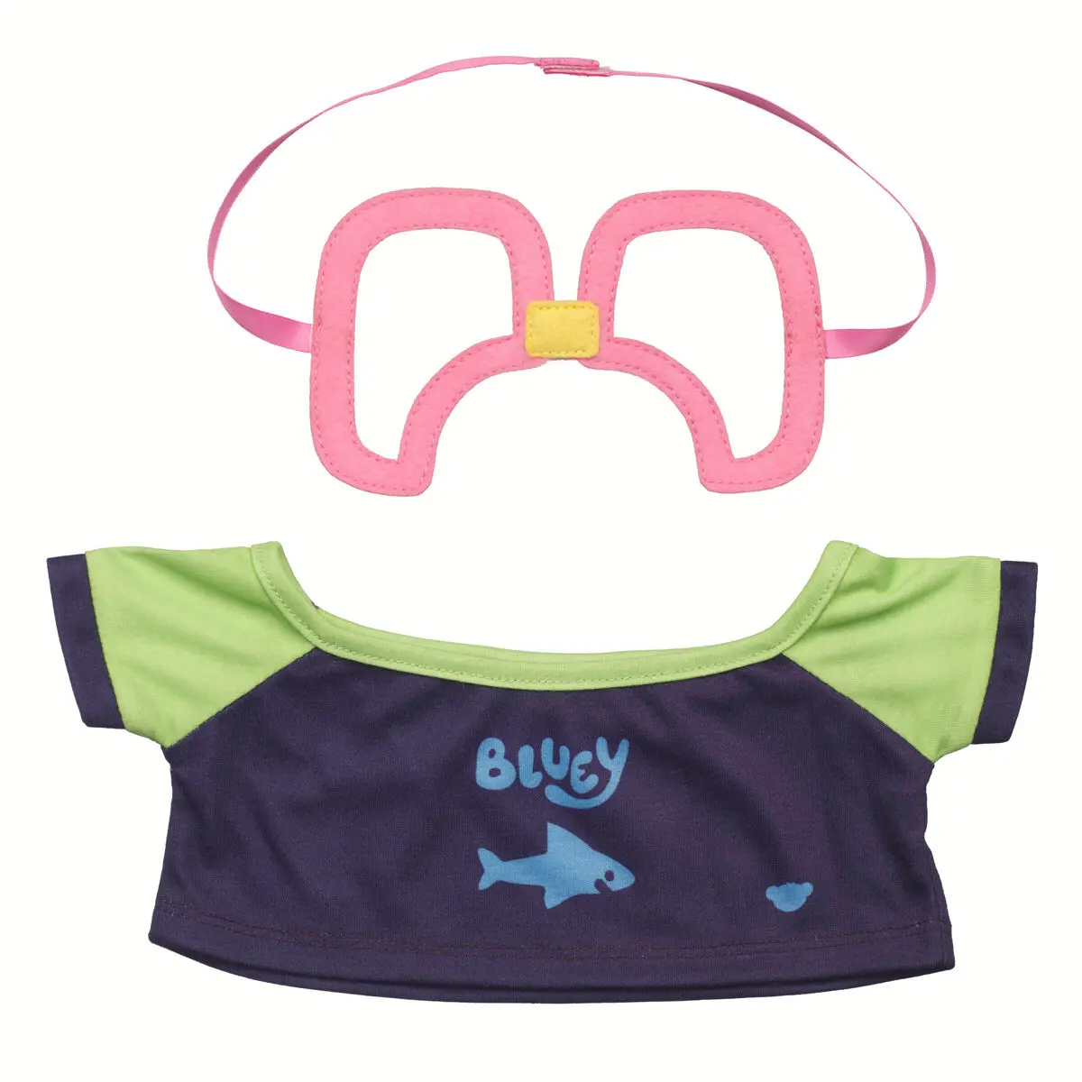 Bluey Swim Shirt And Goggle Set