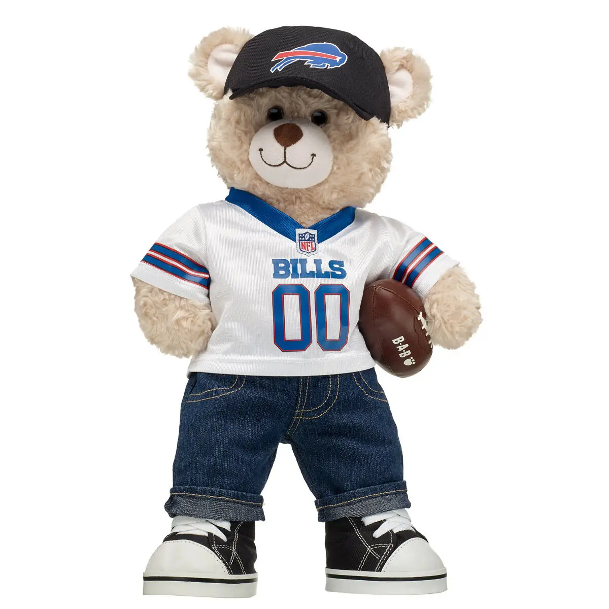 Happy Hugs Teddy Bear Buffalo Bills Football Gift Set
