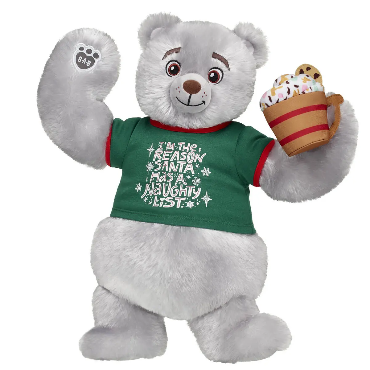 Glisten And The Merry Mission Grizz Grizzly Bear Plush Gift Set