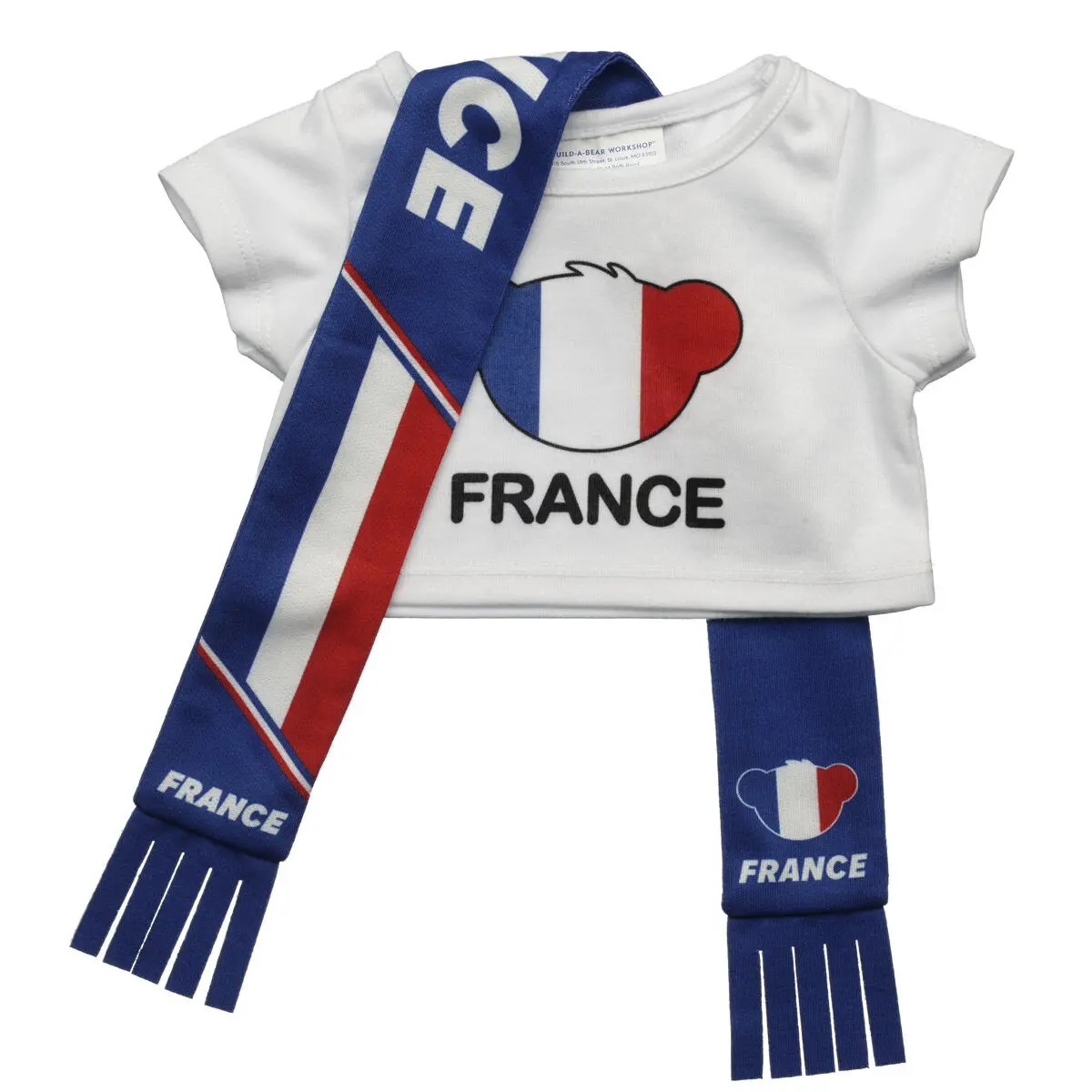 France Scarf And T-Shirt Set