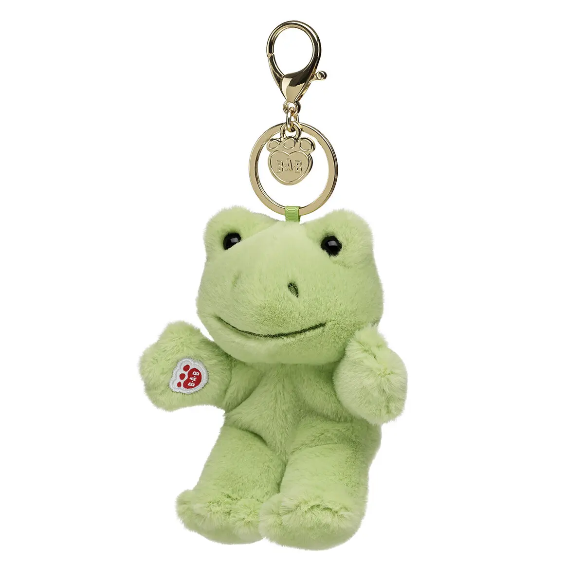 Spring Green Frog Plush Bag Charm - Image 3