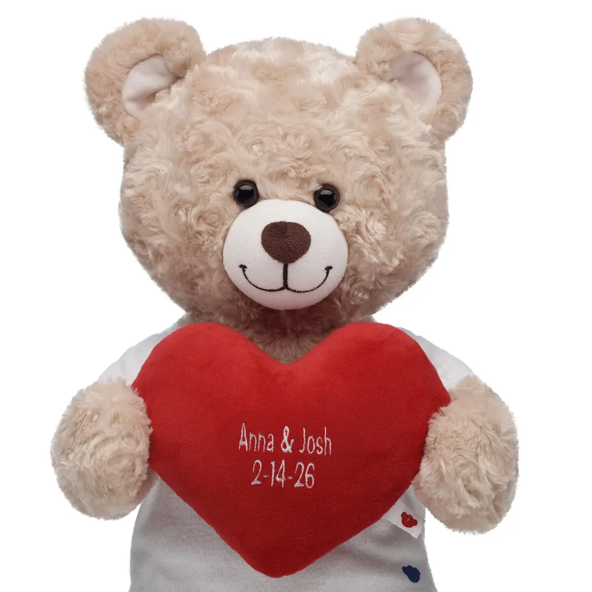 Personalized Embroidered Gifting Red Heart Wristie - Image 2