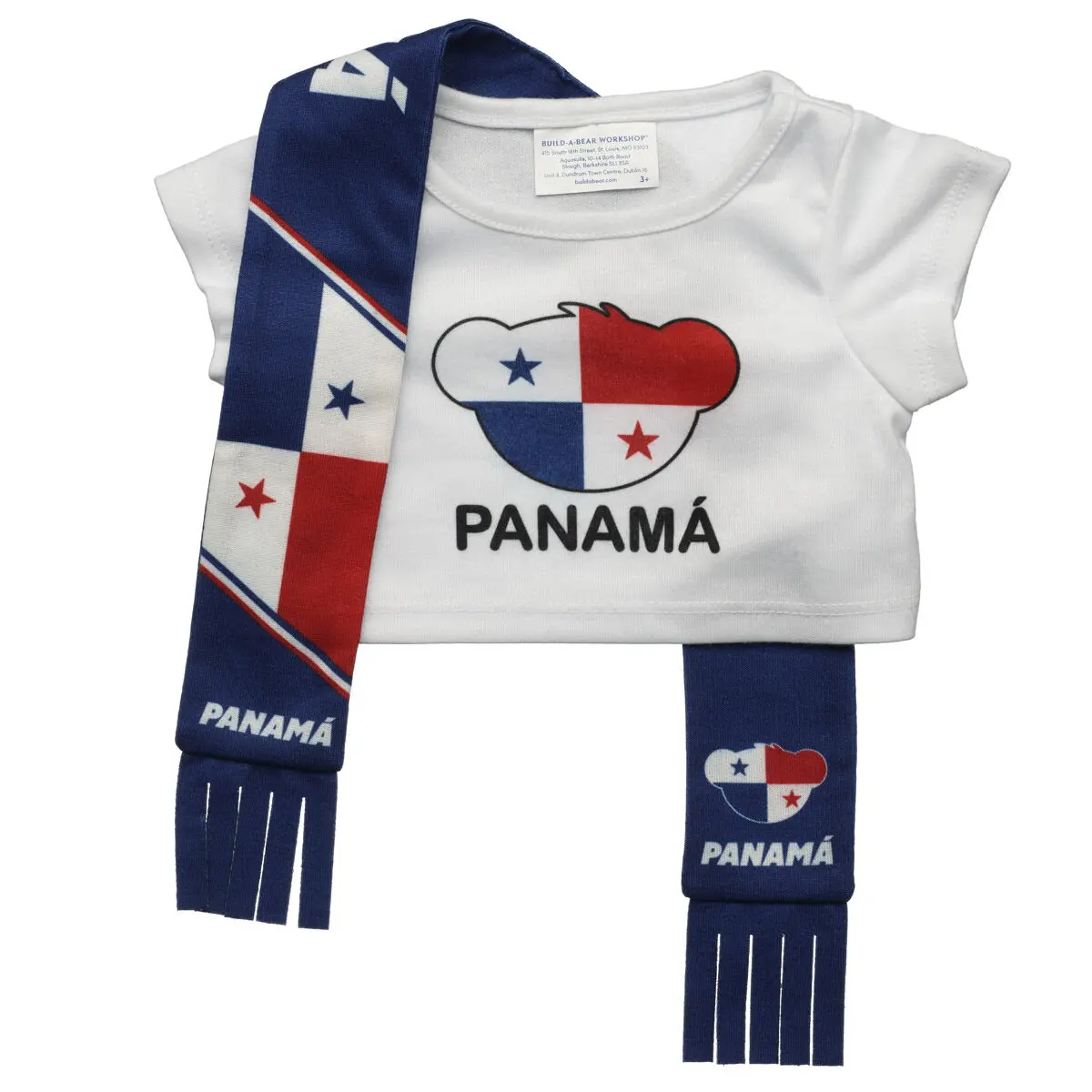 Panama Scarf And T-Shirt Set
