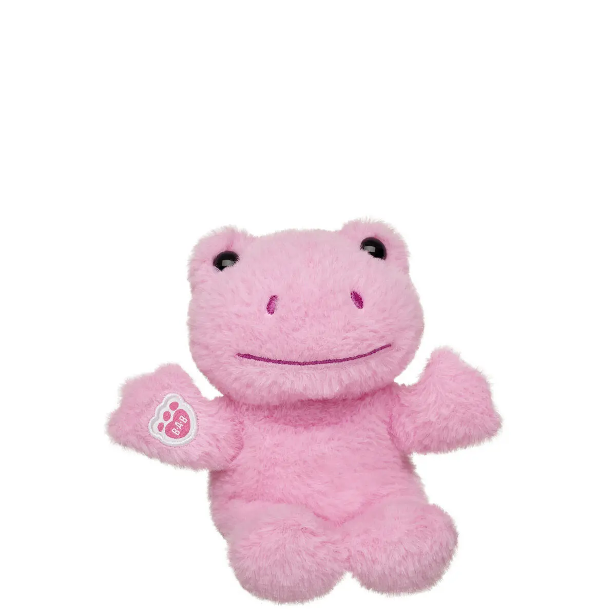 Build-A-Bear Mini Beans Spring Pink Frog Stuffed Animal