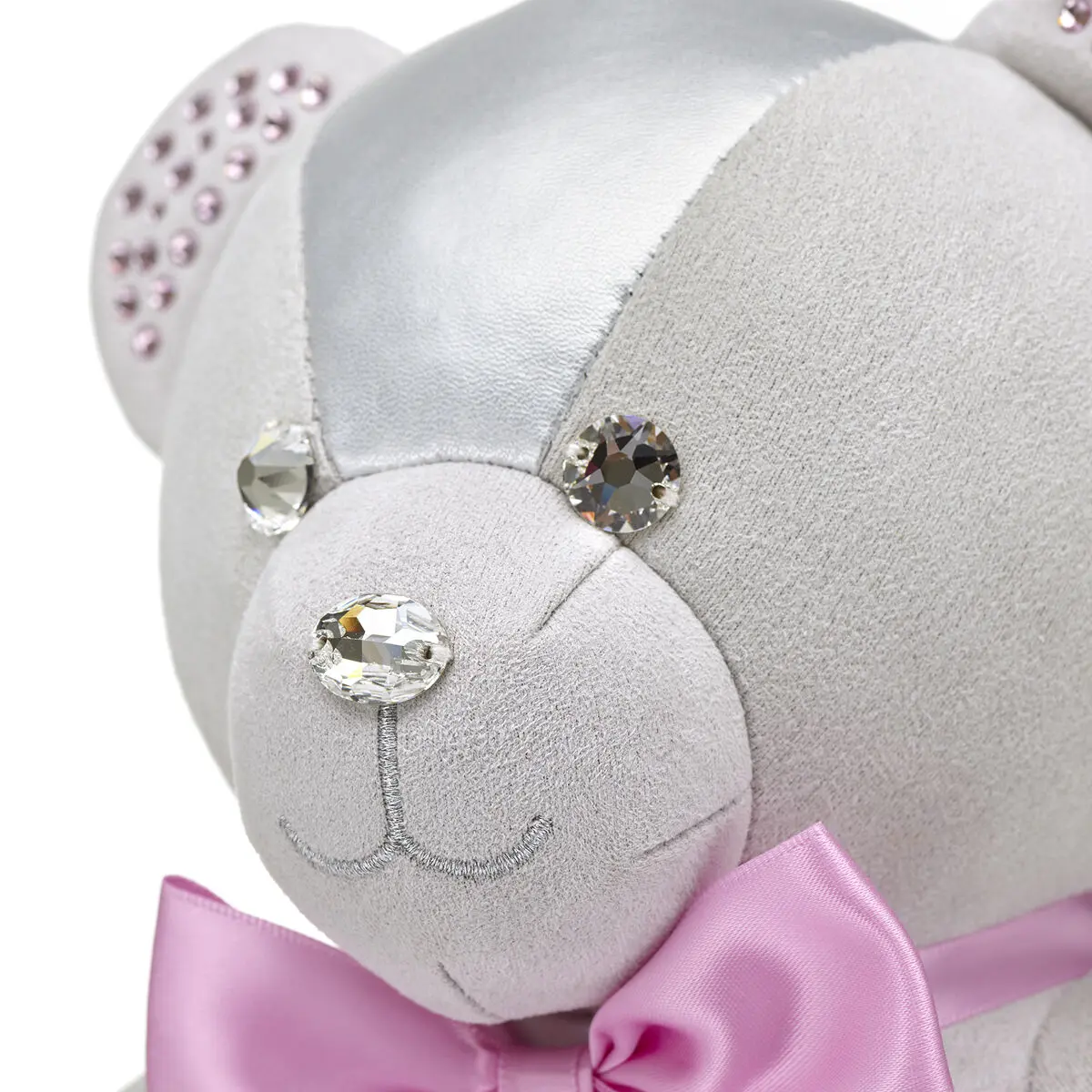 Build-A-Bear Birthstone Bear Featuring Swarovski Light Amethyst Crystals - Image 4