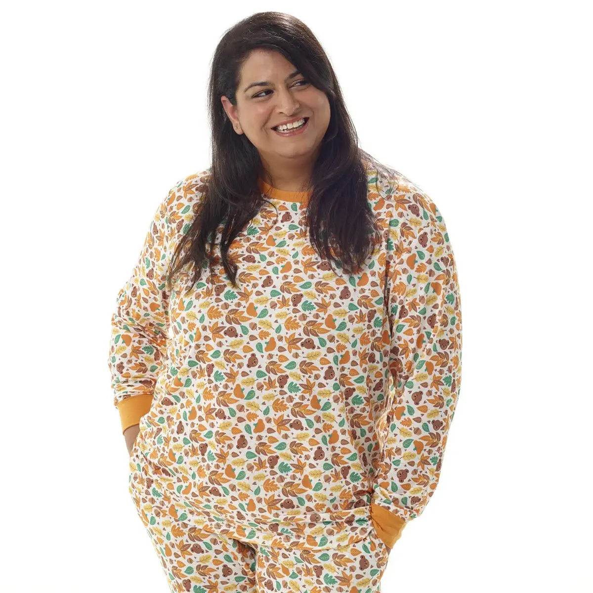 Build-A-Bear Pajama Shop Fall Print Top - Adult
