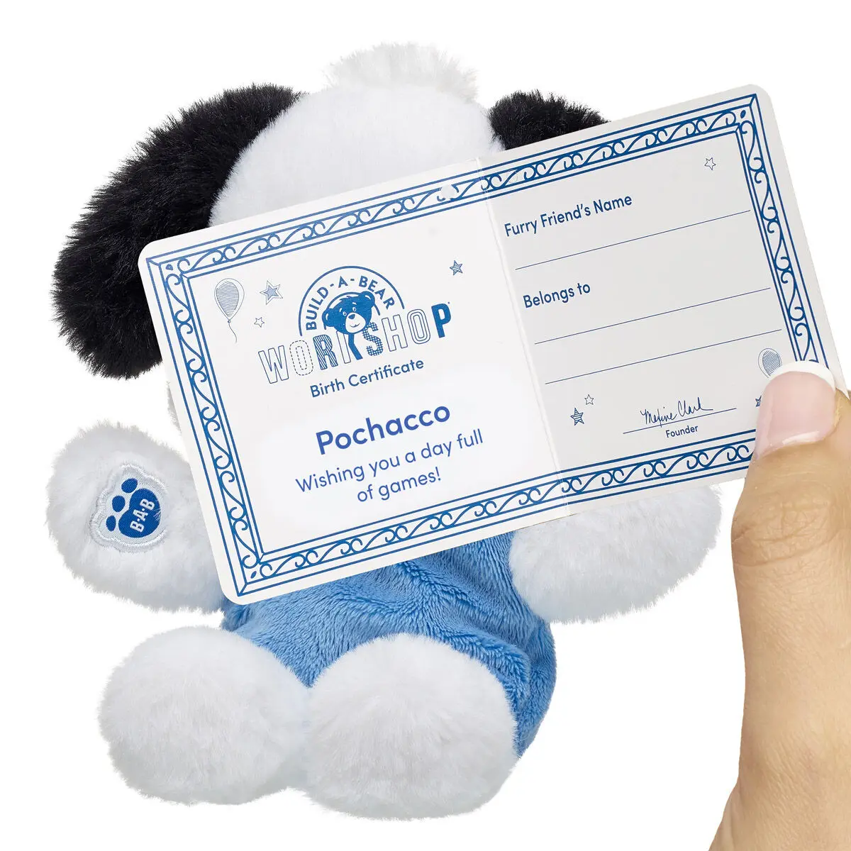 Build-A-Bear Mini Beans Sanrio Hello Kitty And Friends Pochacco Plush - Image 2