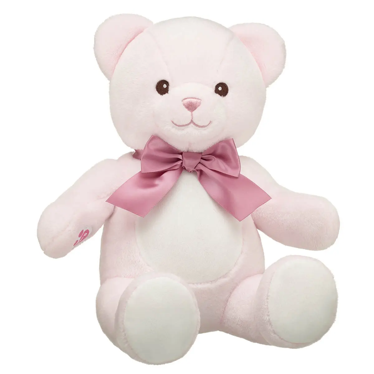 Baby Pink Teddy Bear With Gifting Bow
