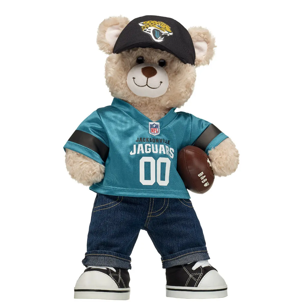 Happy Hugs Teddy Bear Jacksonville Jaguars Football Gift Set