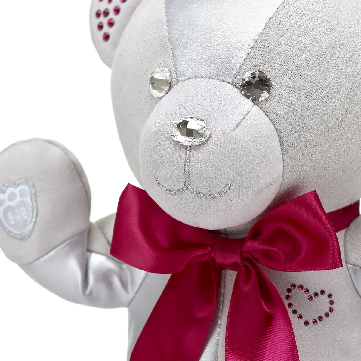 Build-A-Bear Birthstone Bear Featuring Swarovski Ruby Crystals - Image 3