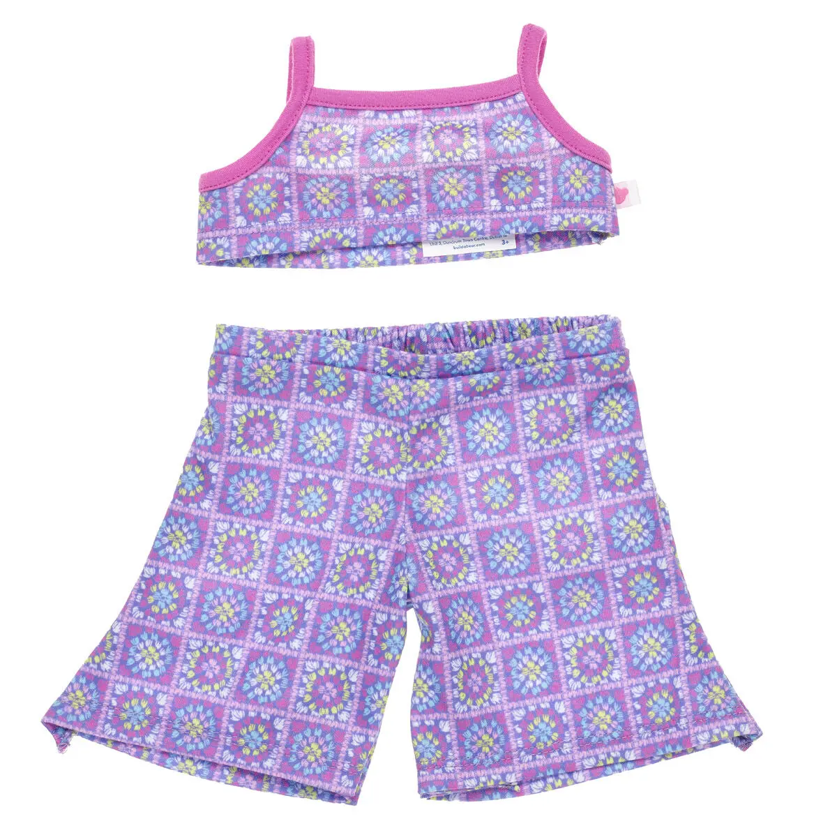 Purple Crochet Jumpsuit Set