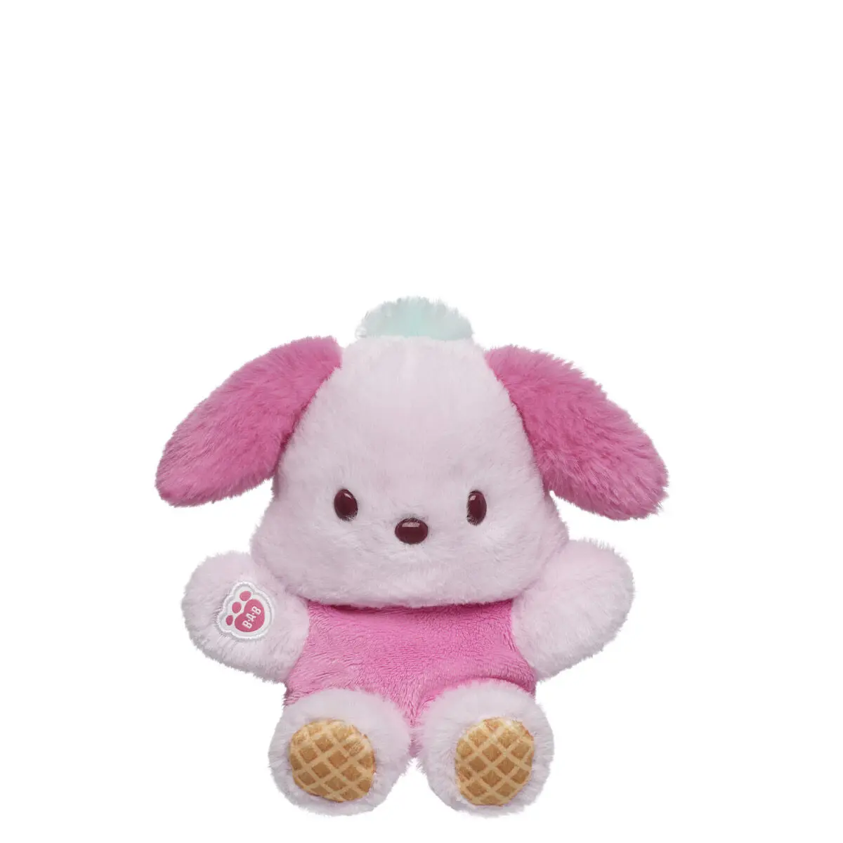 Build-A-Bear Mini Beans Strawberry Ice Cream Pochacco Plush