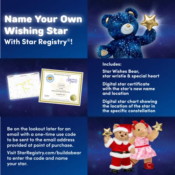 Happy Hugs Teddy Bear Gift Set With Star Wishes Wristie - Image 2