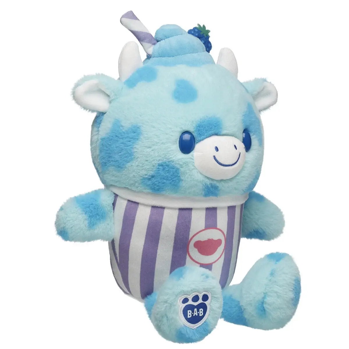 Blue Raspberry Cow Slushie Plushie - Image 3