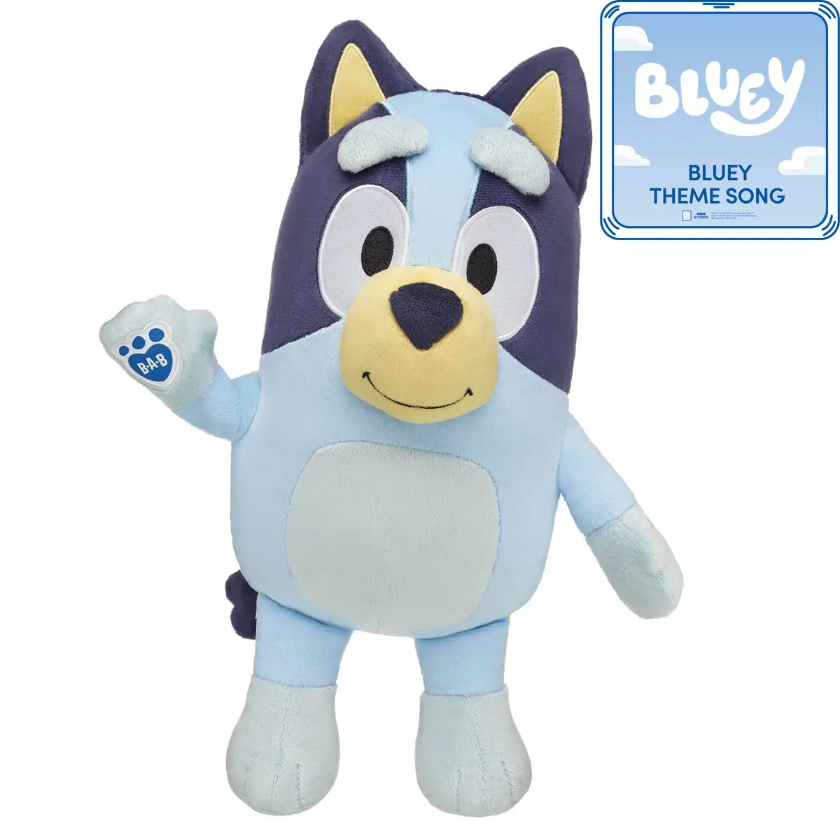 Bluey Plush Puppy With Bluey Theme Song