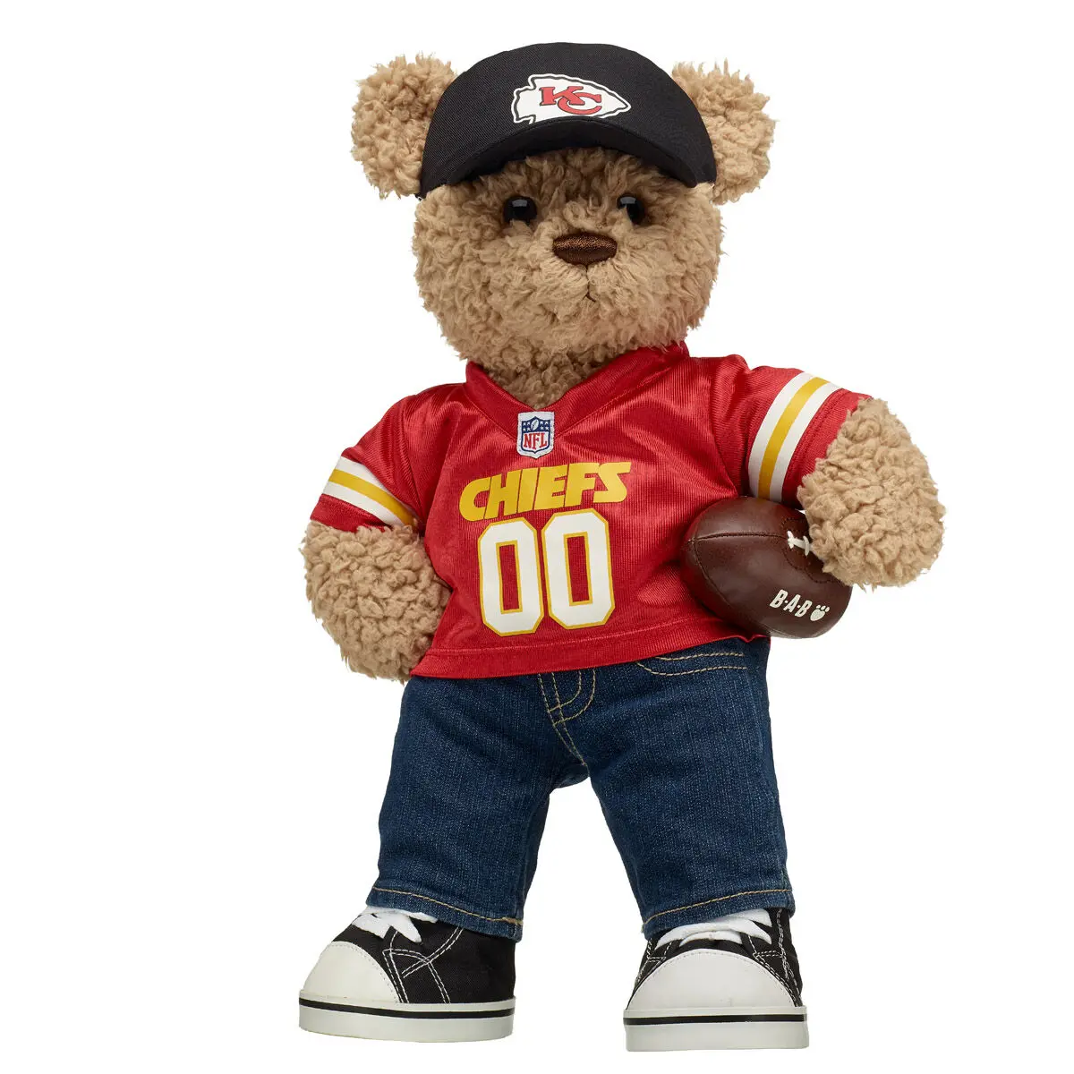 Timeless Teddy Bear Kansas City Chiefs Football Gift Set