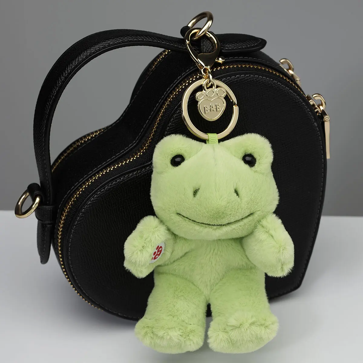 Spring Green Frog Plush Bag Charm - Image 6