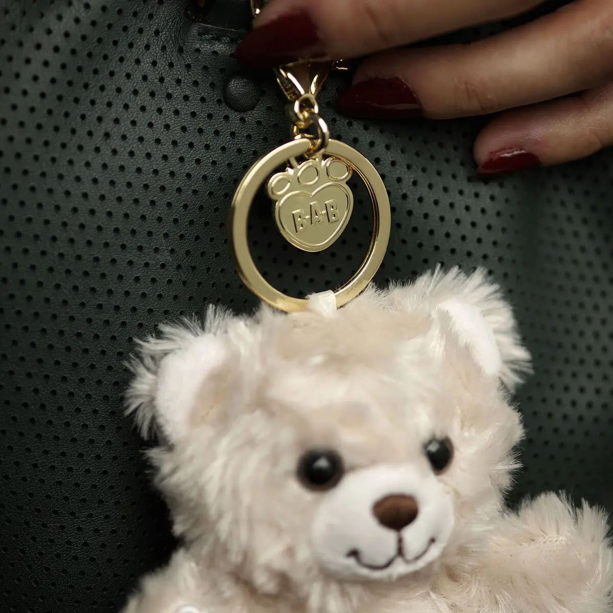 Happy Hugs Teddy Bear Bag Charm - Image 5