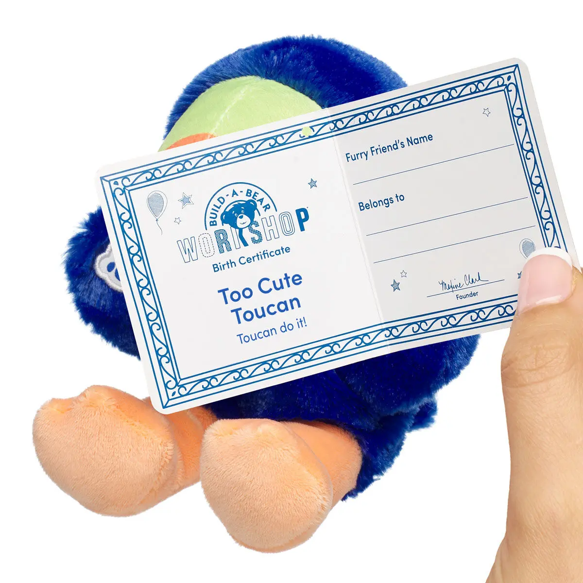 Build-A-Bear Mini Beans Too Cute Toucan Stuffed Animal - Image 2
