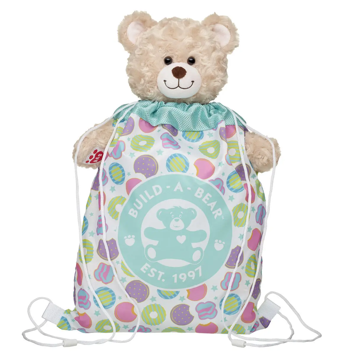 Girl Scout Cookie Print Toy Bear Carrier - Image 2