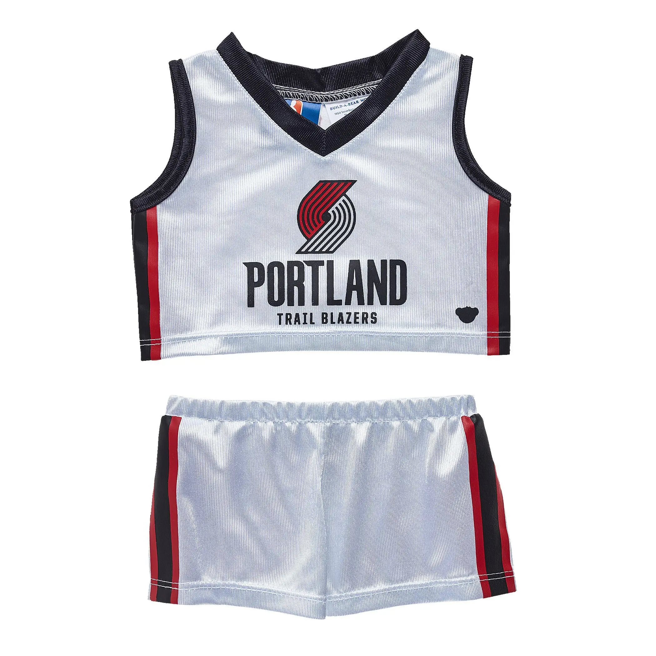Portland Trail Blazers Stuffed Animal Uniform 2 Pc.