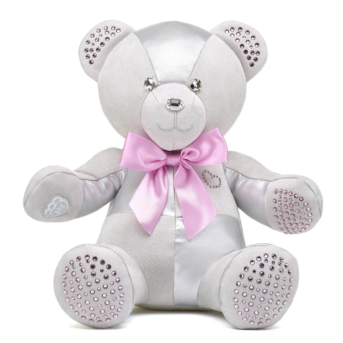 Build-A-Bear Birthstone Bear Featuring Swarovski Light Amethyst Crystals