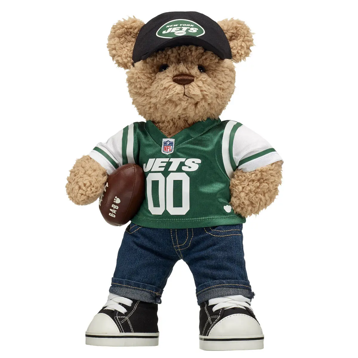 Timeless Teddy Bear New York Jets Football Gift Set