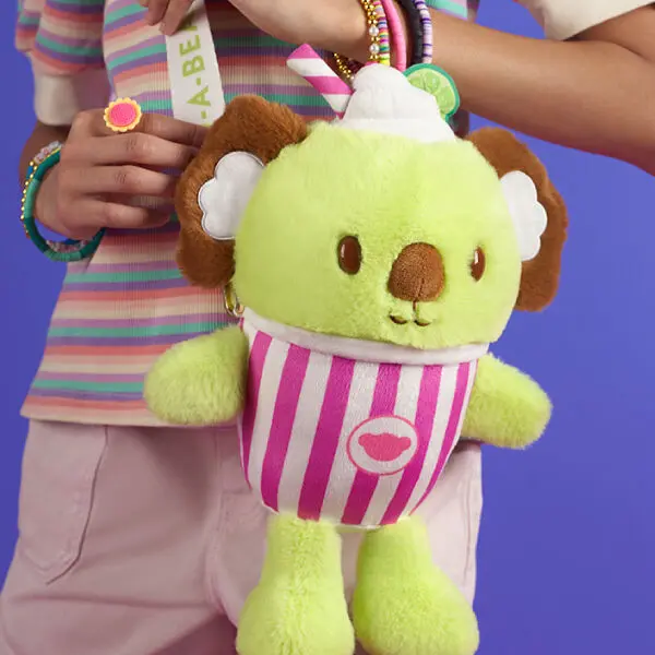 Coconut Lime Koala Slushie Plushie With Carrying Strap - Image 4
