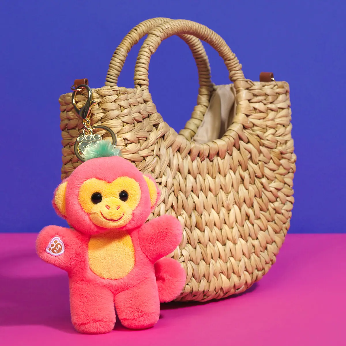 Mango Monkey Bag Charm