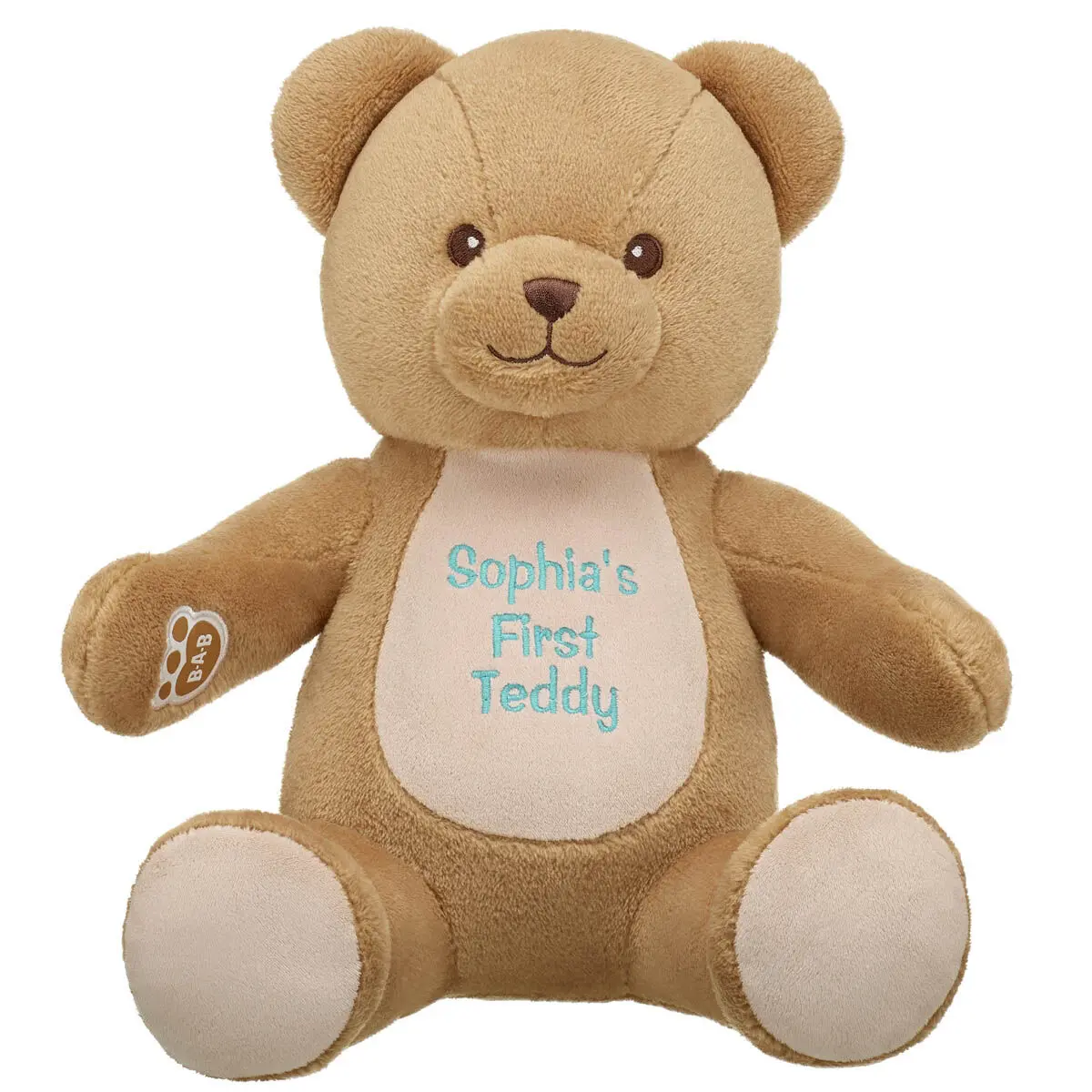 Personalized Embroidered Baby Brown Teddy Bear - Image 2